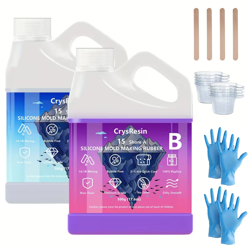 Candle Making Kit - 500ml 2 butelki płynnego silikonu do