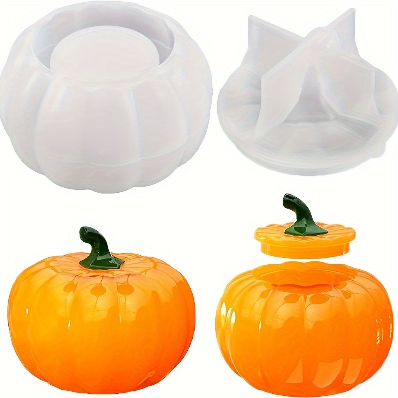 Candle Molds - 2 szt. Słoik z dynią formy