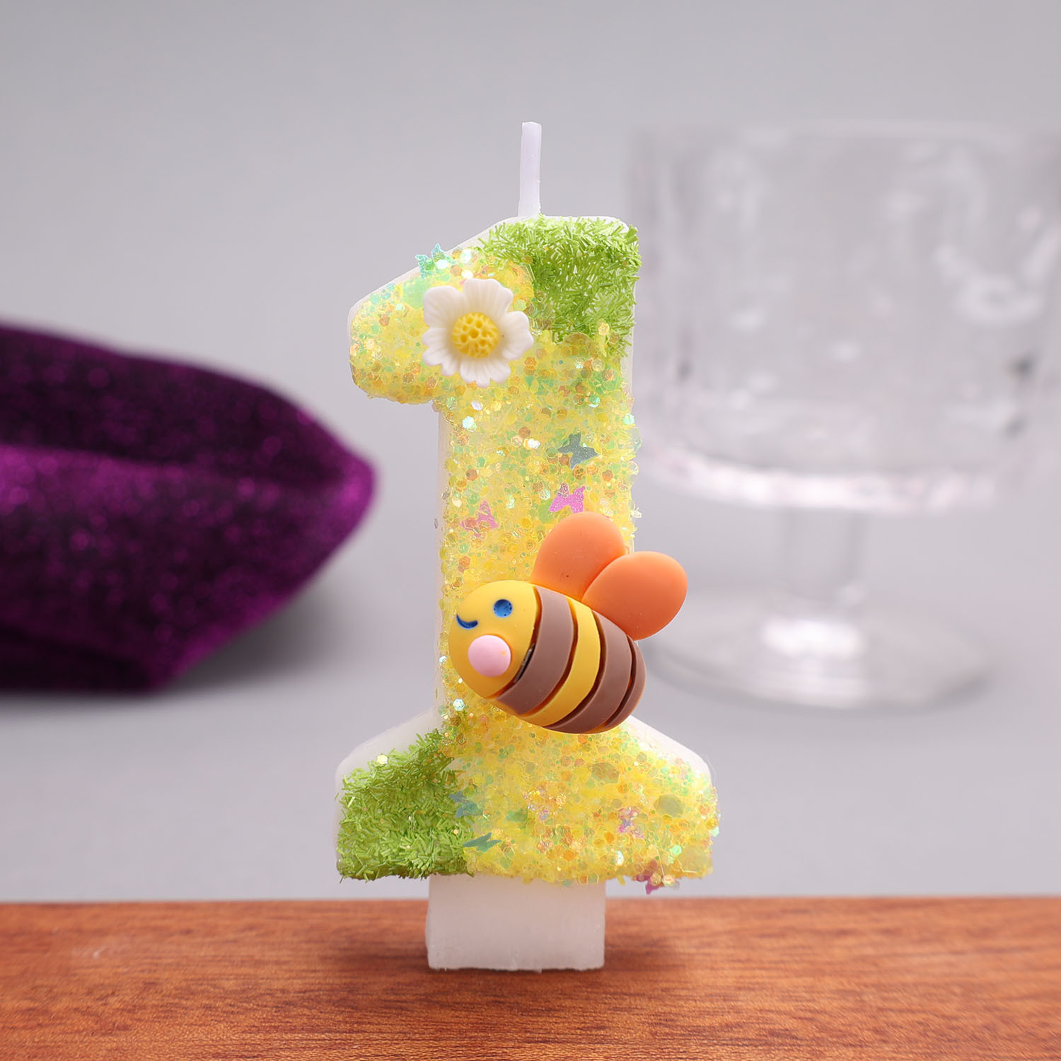 Żółto-zielone cyfrowe świece,  – Silk Candle recenzja i cena