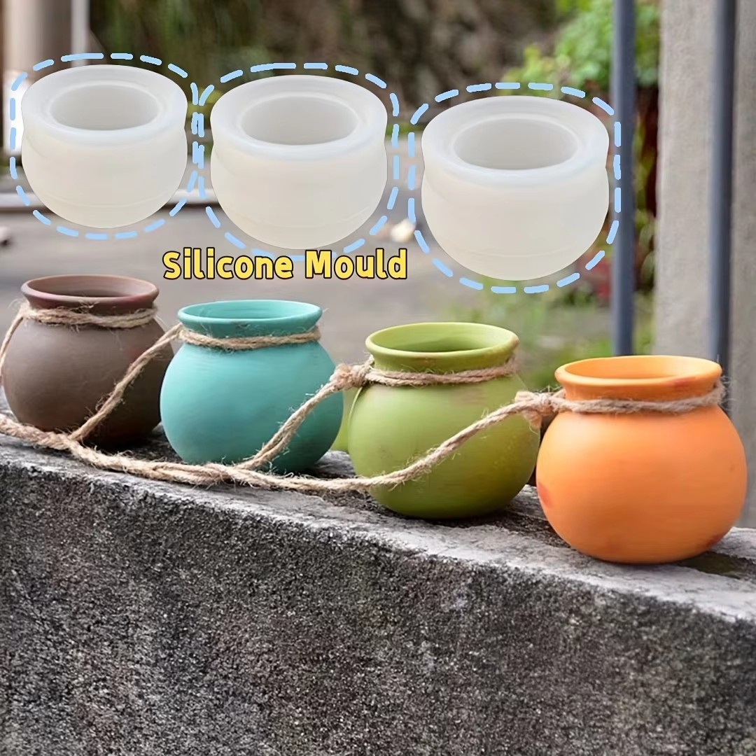Silikonowe formy do doniczek,  – Candle Containers recenzja i cena