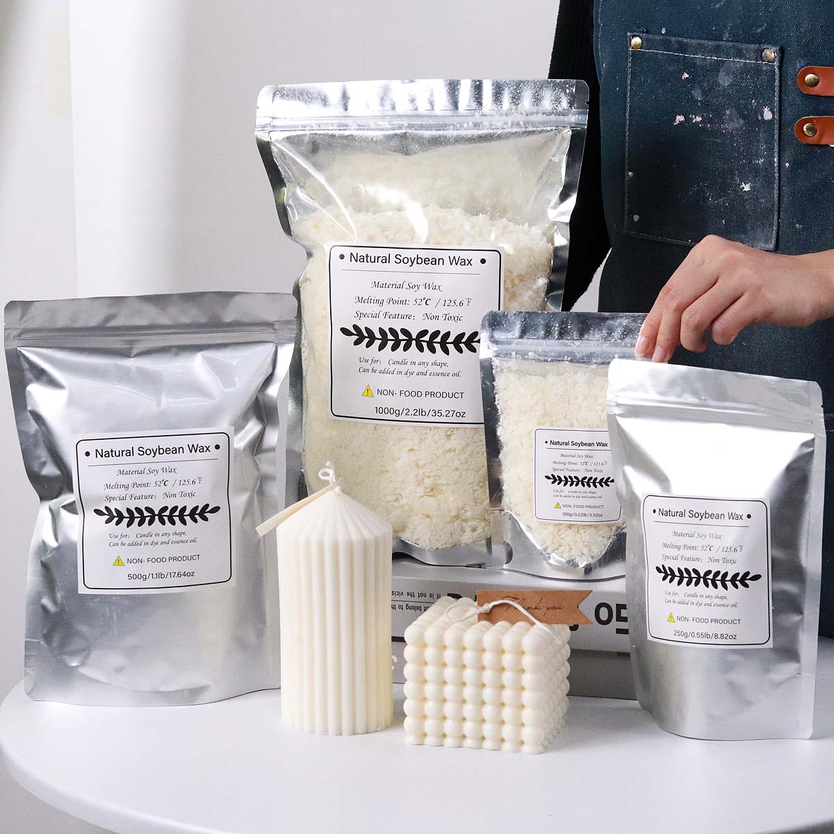 100/250/500/1000g Naturalny Wo – Candle Making Kit recenzja i cena