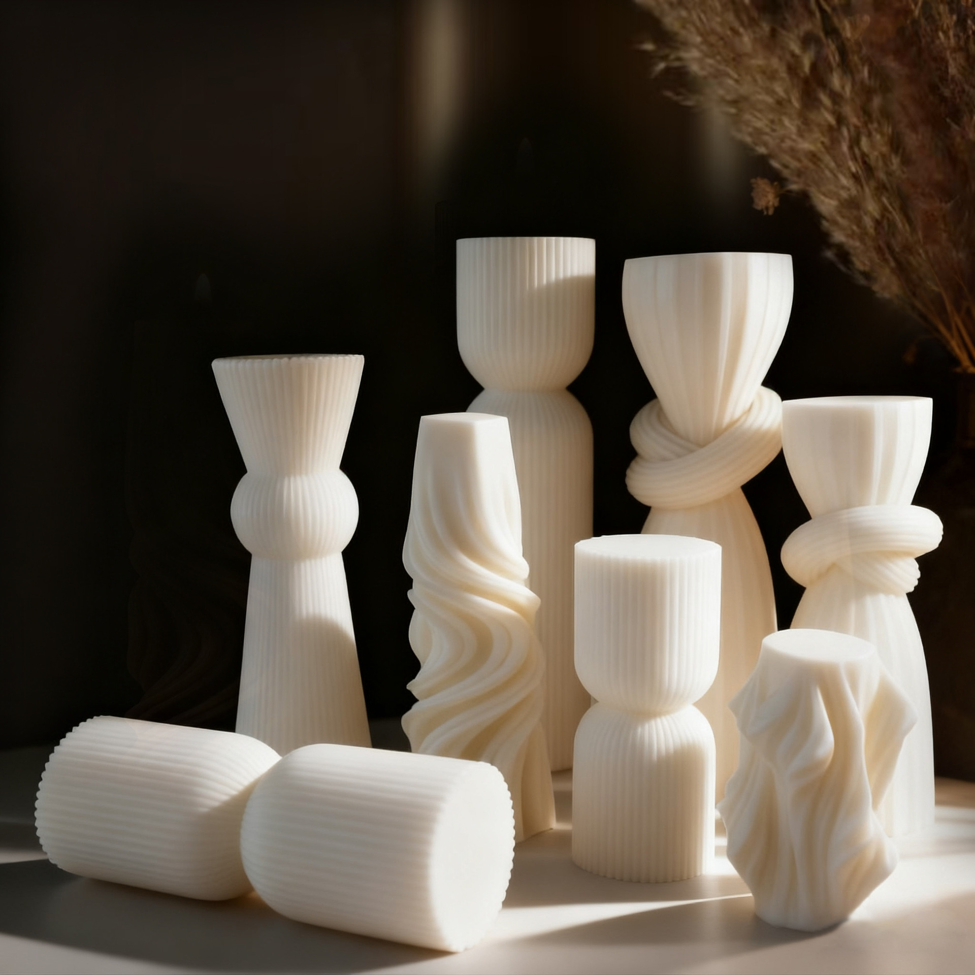 Nordycka minimalistyczna biała – Candle Molds recenzja i cena