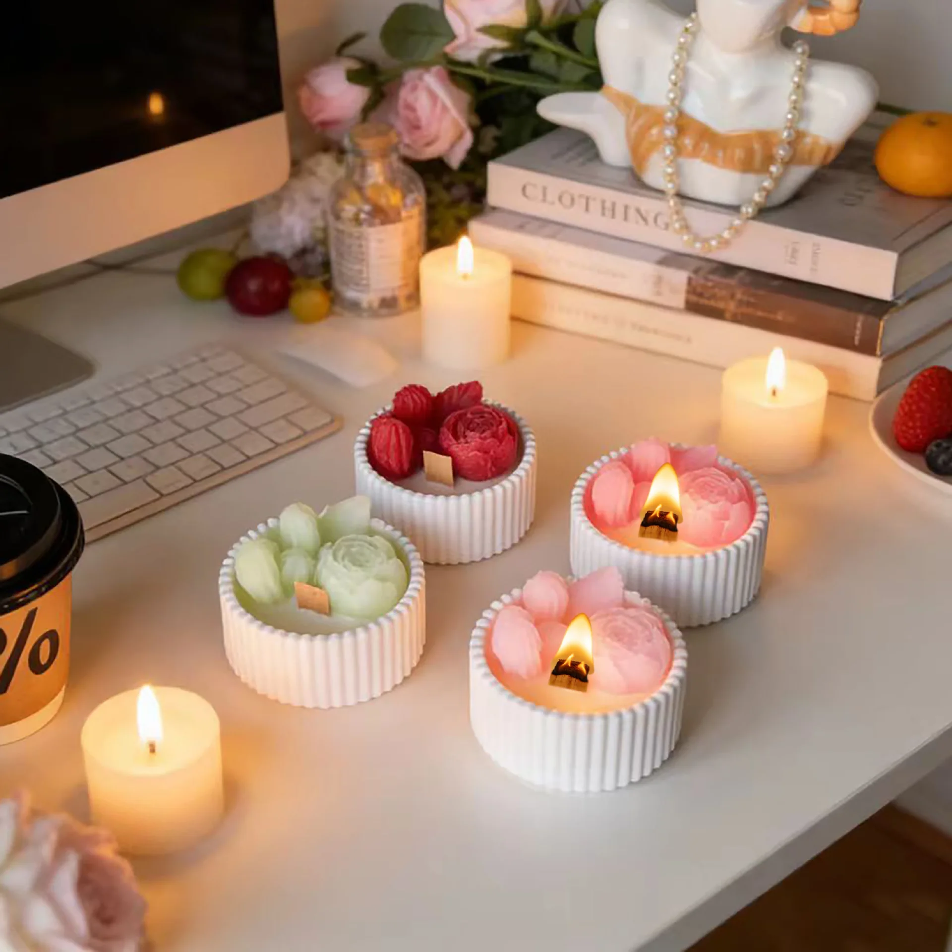 2 sztuki zapachowych świec w k – Paraffin Wax recenzja i cena