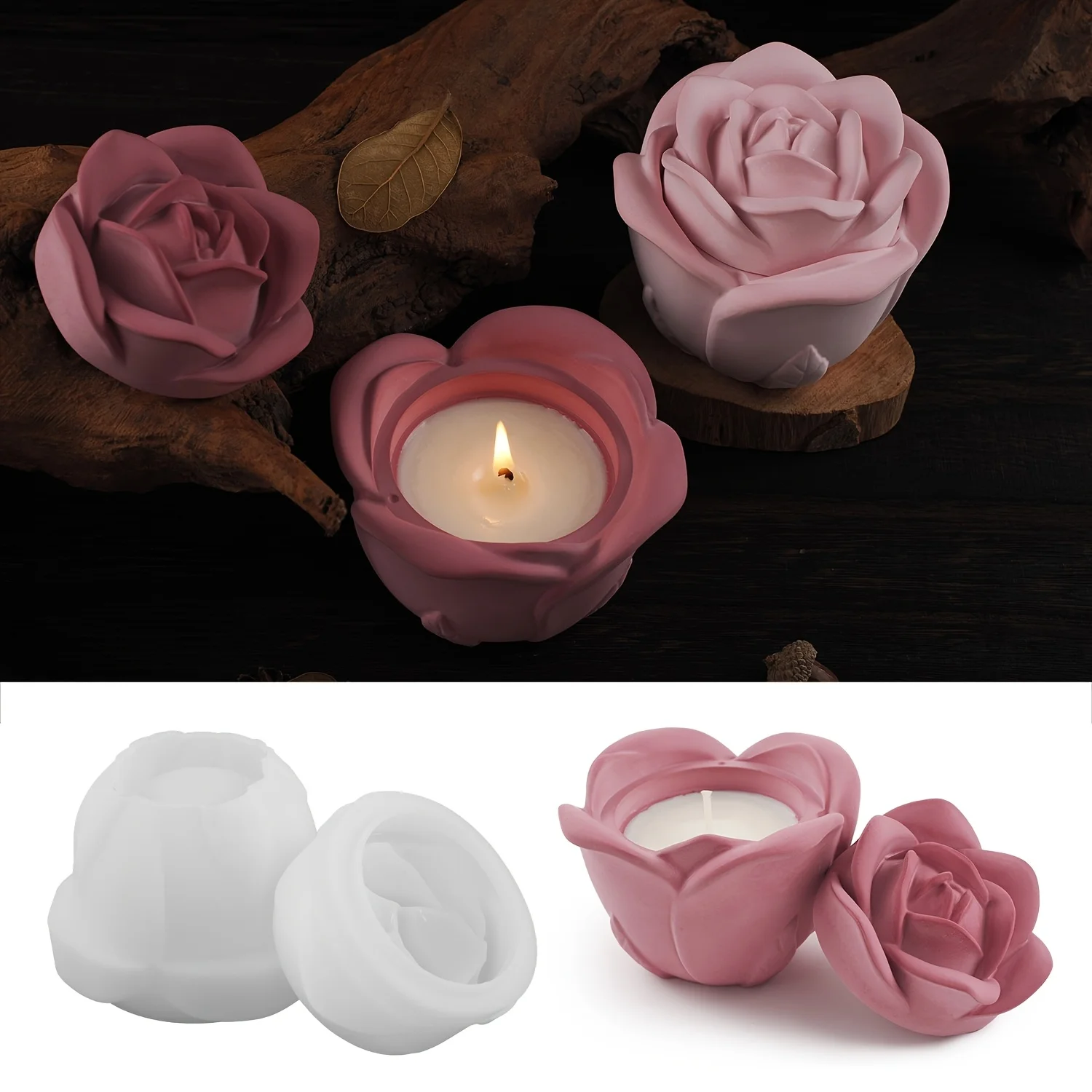2-częściowy zestaw silikonowyc – Candle Molds recenzja i cena