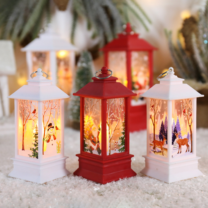 1 szt. Świąteczna lampa wiatro – Candle Containers recenzja i cena