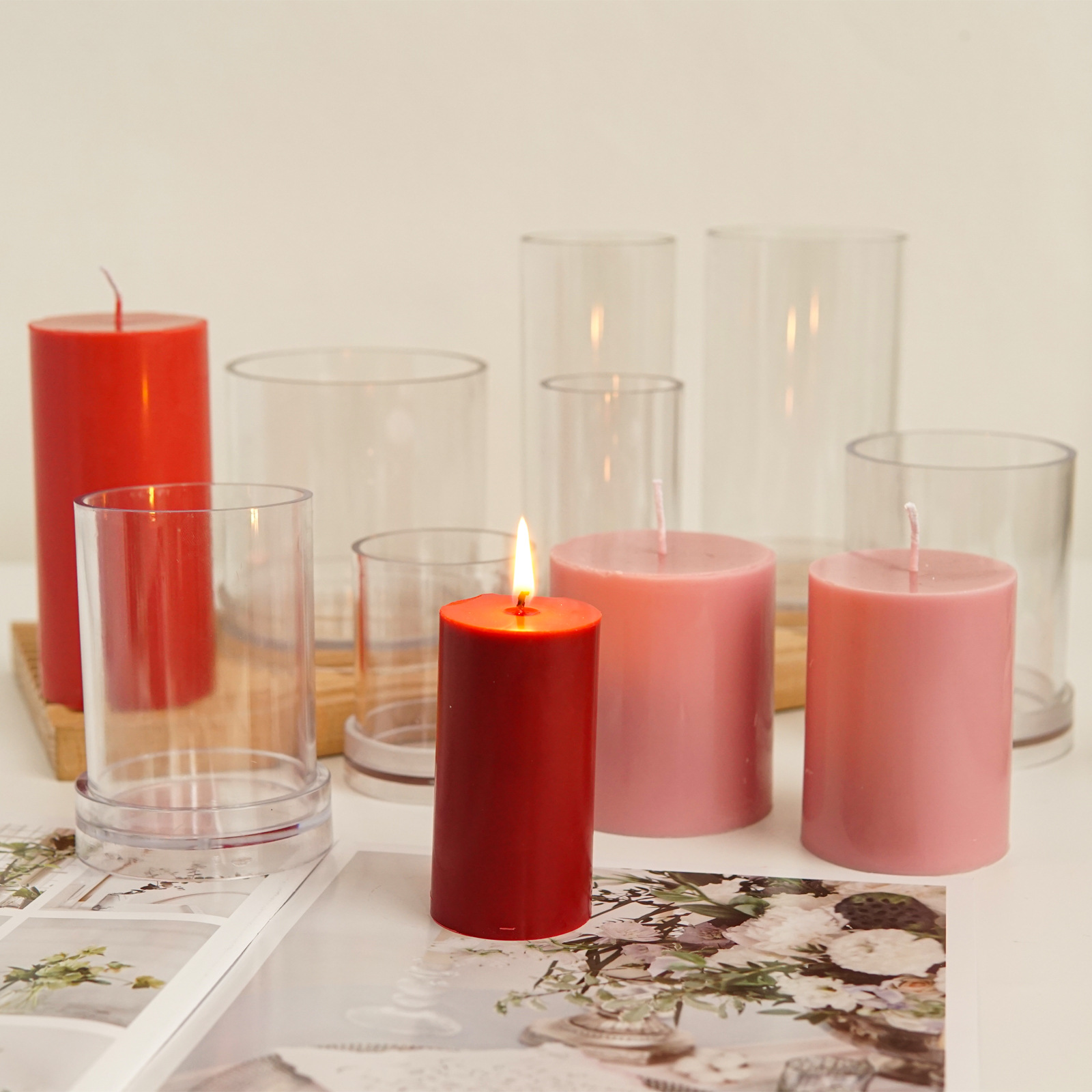 Różne cylindryczne formy do św – Candle Making Kit recenzja i cena