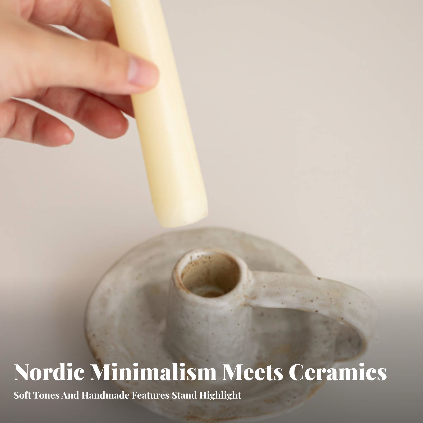 Nordycki ceramiczny świecznik, – Paraffin Wax recenzja i cena